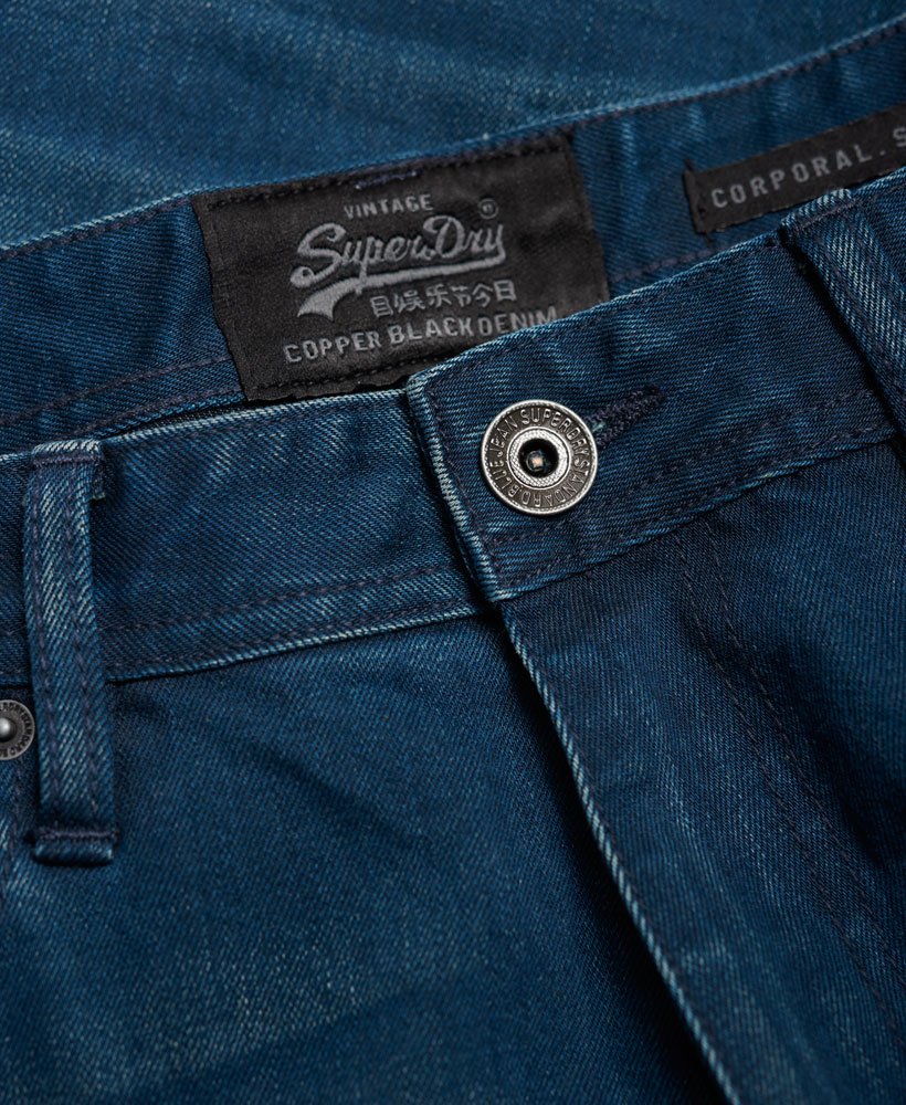 Mens - Corporal Slim Jeans in Deep Royal | Superdry UK
