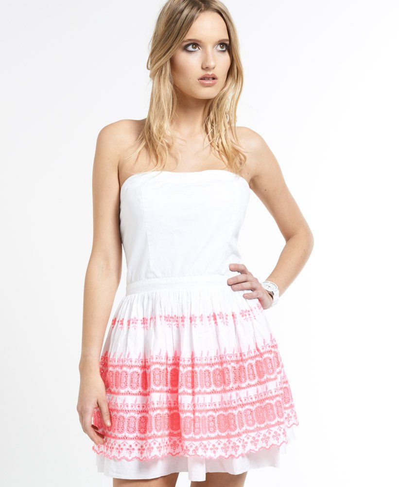 superdry strapless dress