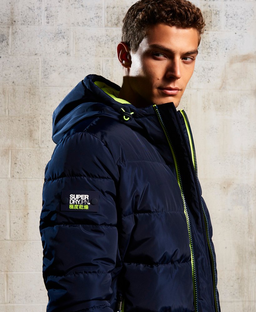 Superdry Sports Puffer: Navy/Black – Wrights Clothing Dunoon