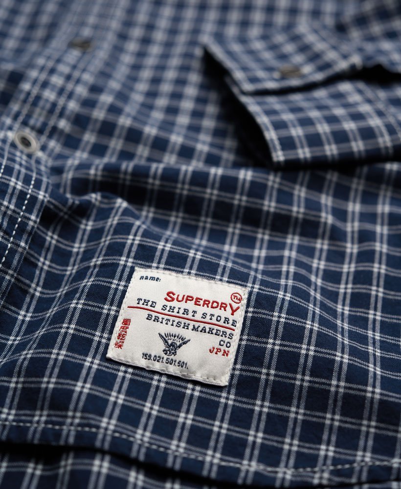Men's - Oxford Shirt in Navy | Superdry UK