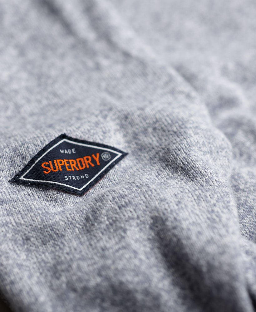 Mens - Orange Label Vee Neck in Grey | Superdry UK