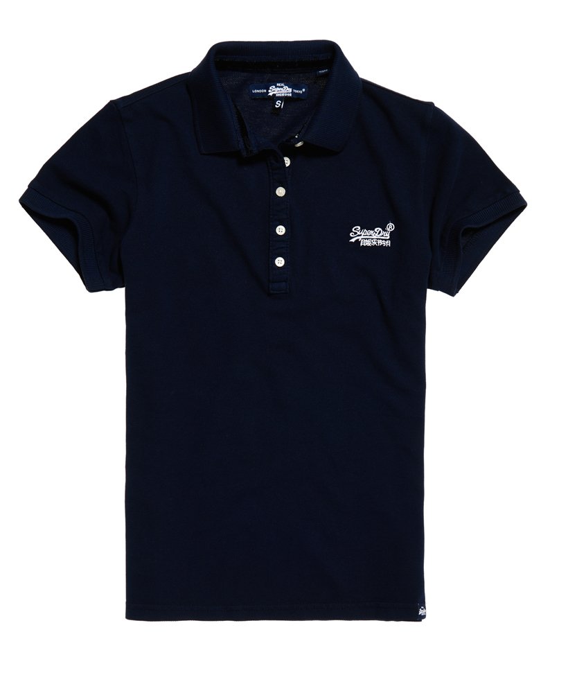 Women's Classic Polo Shirt in Navy | Superdry US