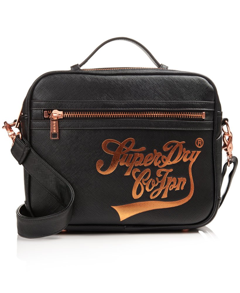 Womens - Mini Monaco Handbag in Black | Superdry