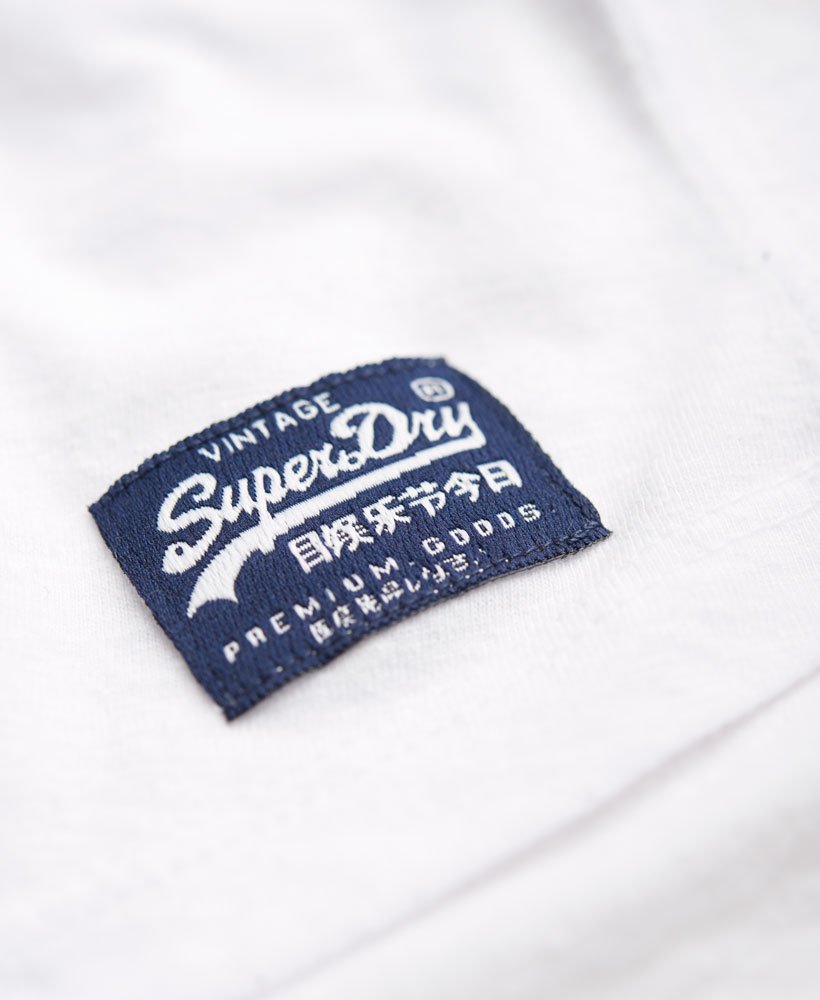 Womens - Superdry Baseball Top in White | Superdry UK
