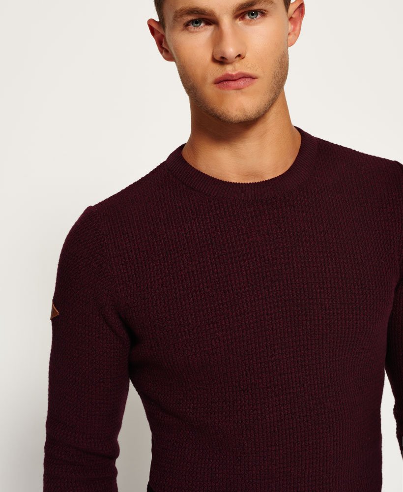 superdry waffle jumper