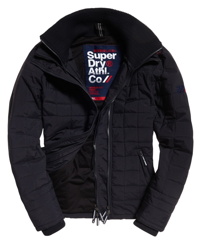 Men's Quilted Athletic SD-Windcheater Jacket in Eclipse Navy/black