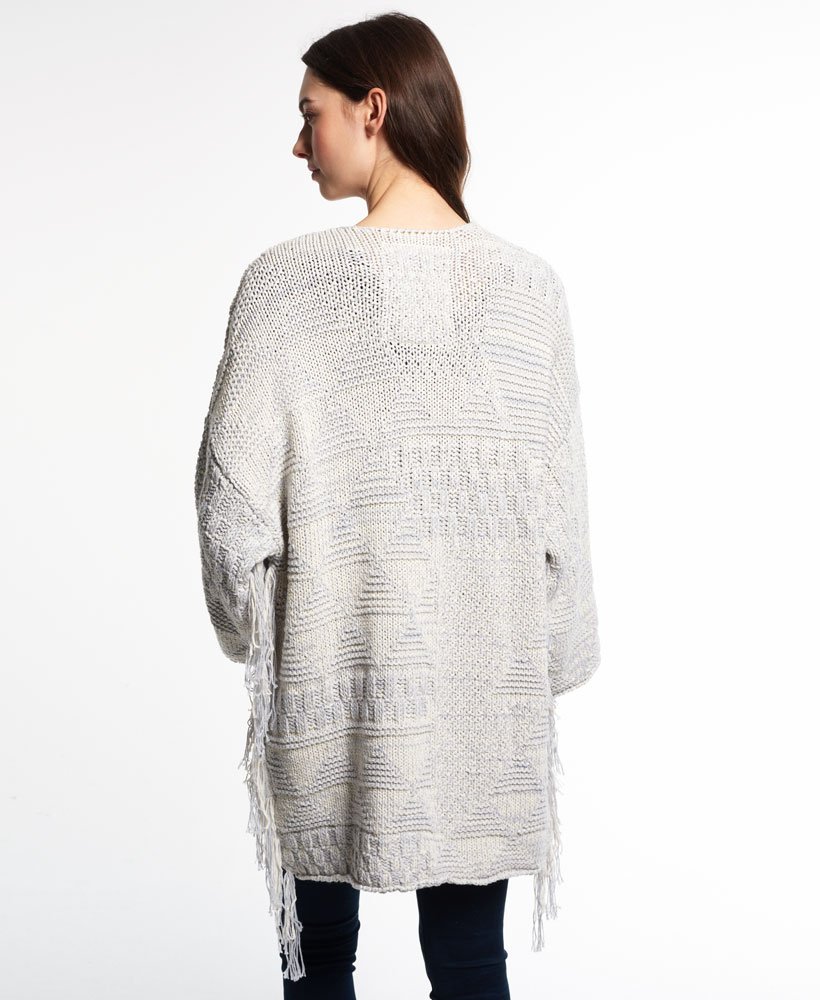 Superdry Top Nomad Kimono con flecos