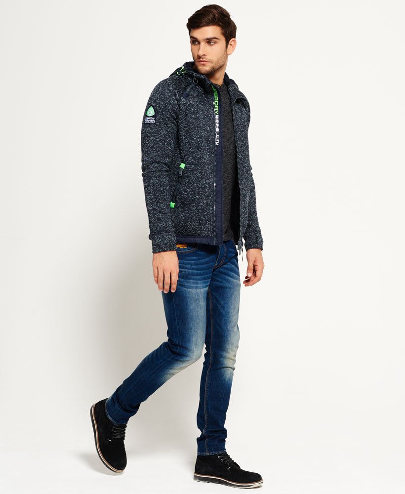 superdry storm double zip hoodie