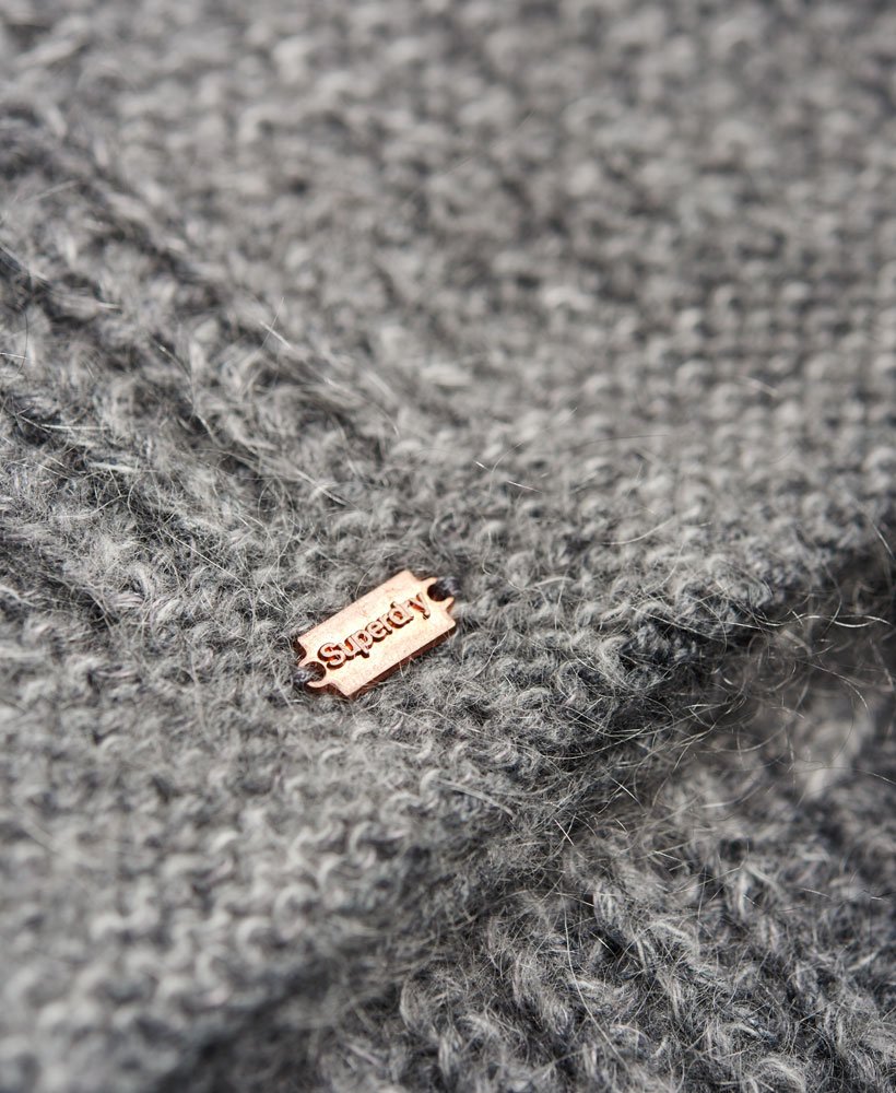 Superdry Pull en maille mohair torsadée à manches évasées 5