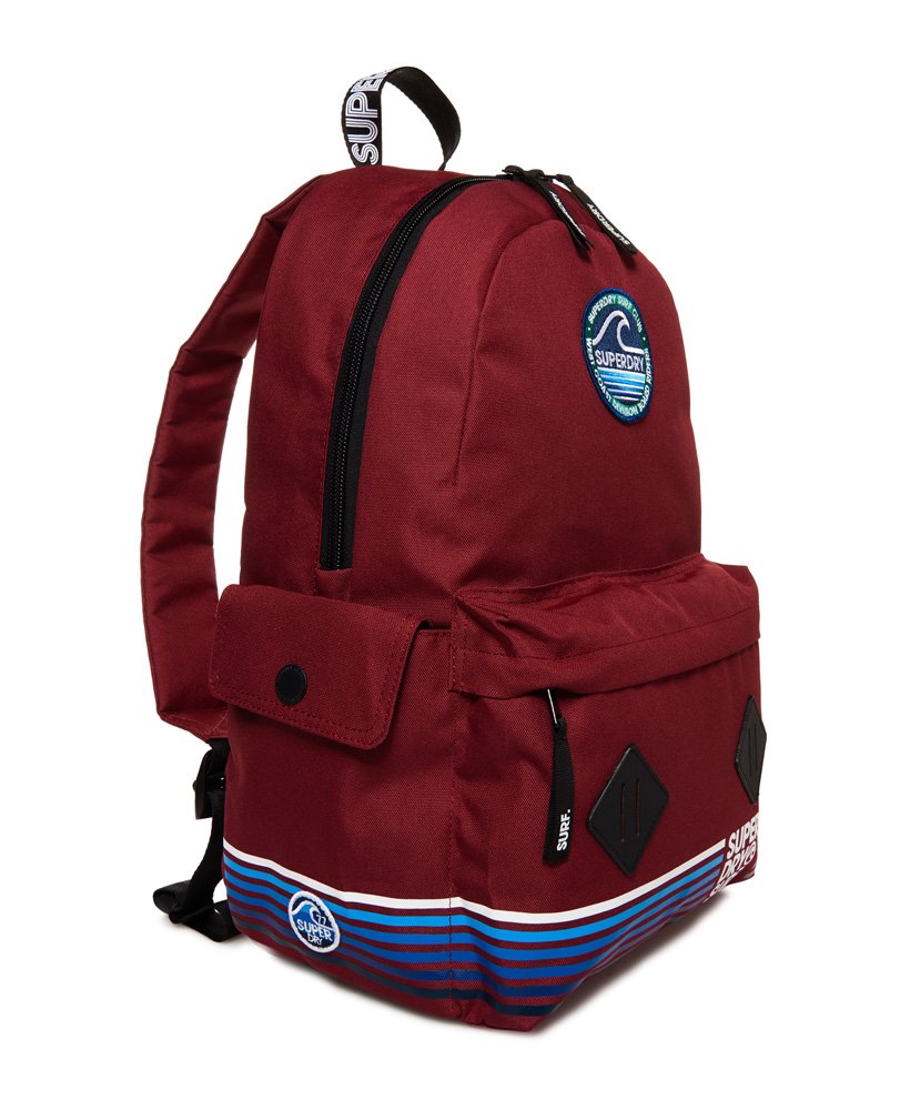 Mens - Upstate Montant Rucksack in Red | Superdry
