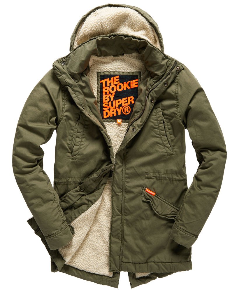 Pool tellen Kers Superdry Rookie Military Parka Coat - Men's Mens Jackets