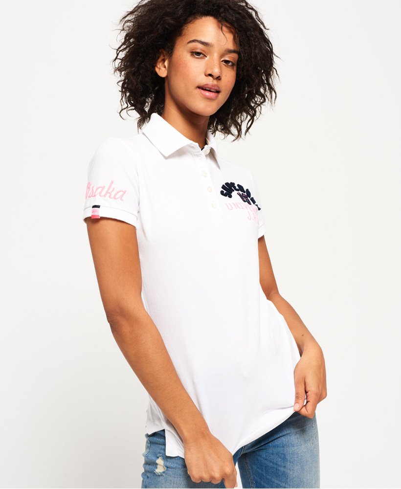 Superdry Applique Polo Shirt - Women's Tops