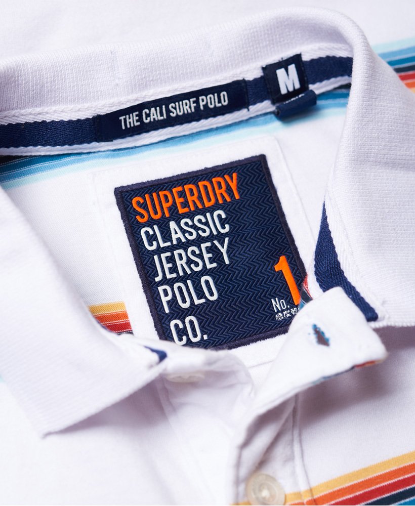 Superdry Classic Cali Surf Polo Shirt Men's Polo Shirts