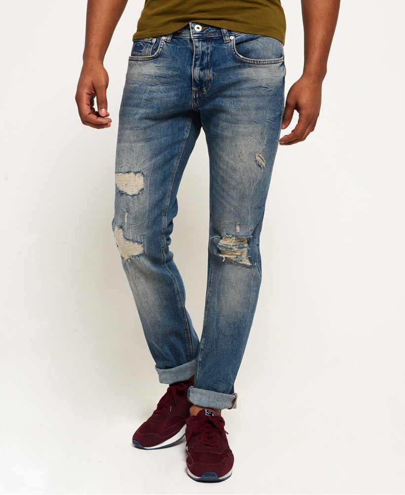 Mens - Slim Jeans in Blue | Superdry