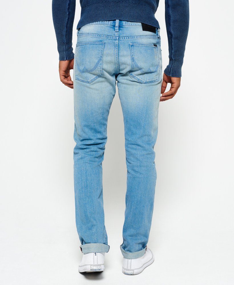 Mens - Officer Straight Jeans in Blue | Superdry UK