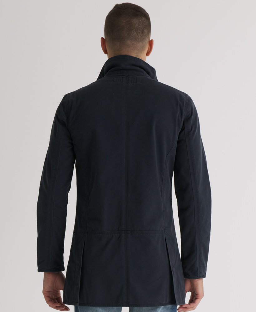 Mens - Commodity Trench Jacket in Midnight | Superdry