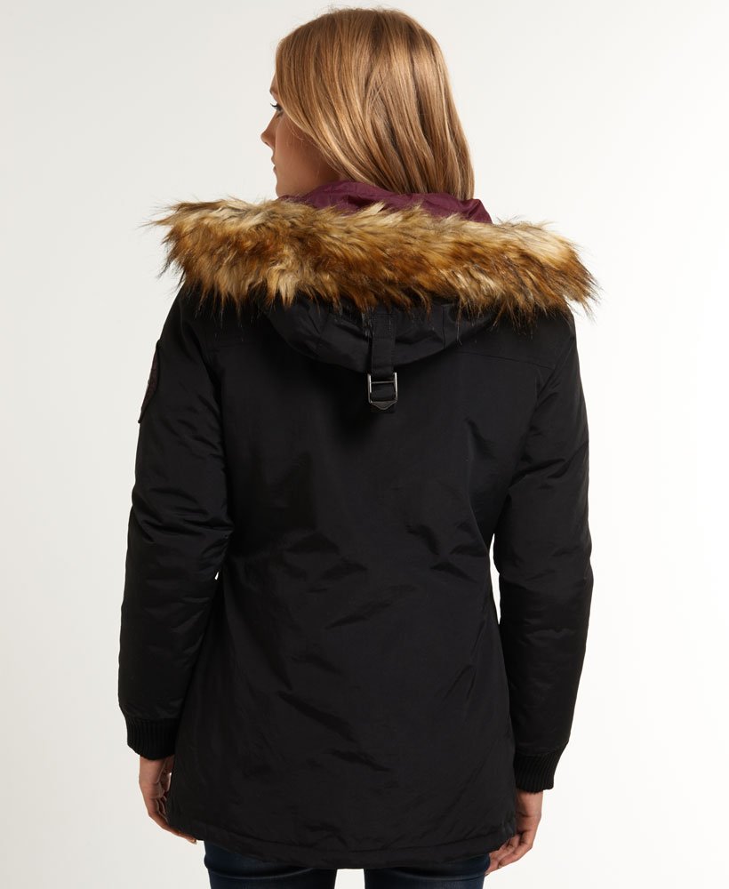 Womens - Everest Duffle Coat in Black | Superdry