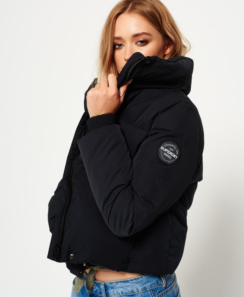 Womens - Cocoon Jacket in Graphite | Superdry