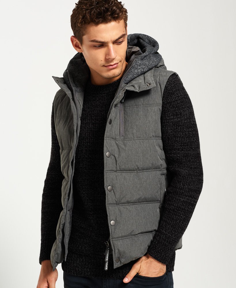 Superdry Microfibre Pitching Gilet - Men's and Coats