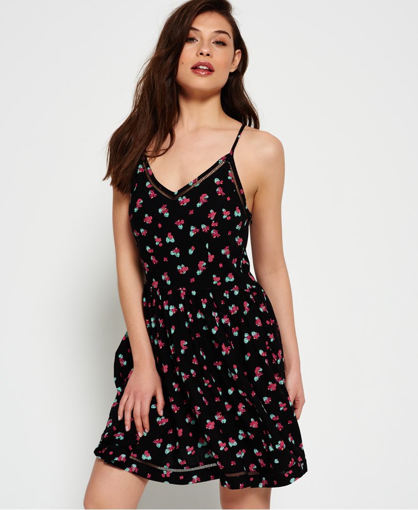 Superdry Ditsy Floral Dress - Women's Womens Dresses