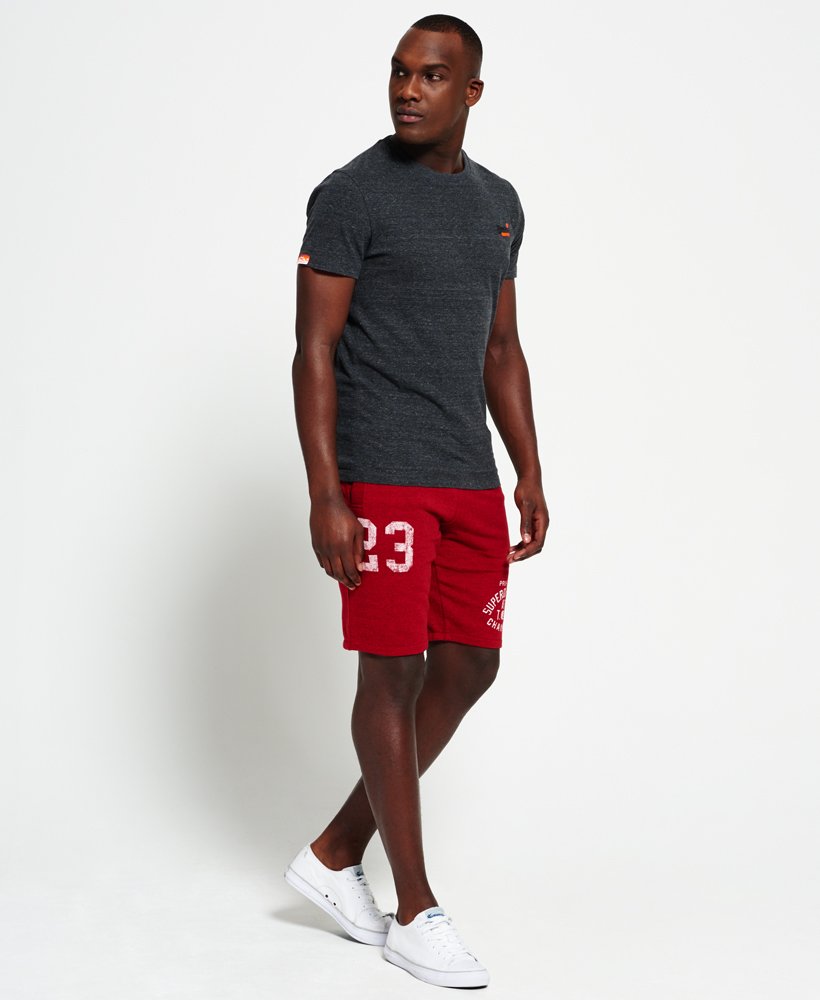 Mens - Track & Field Lite Sweat Shorts in Red | Superdry