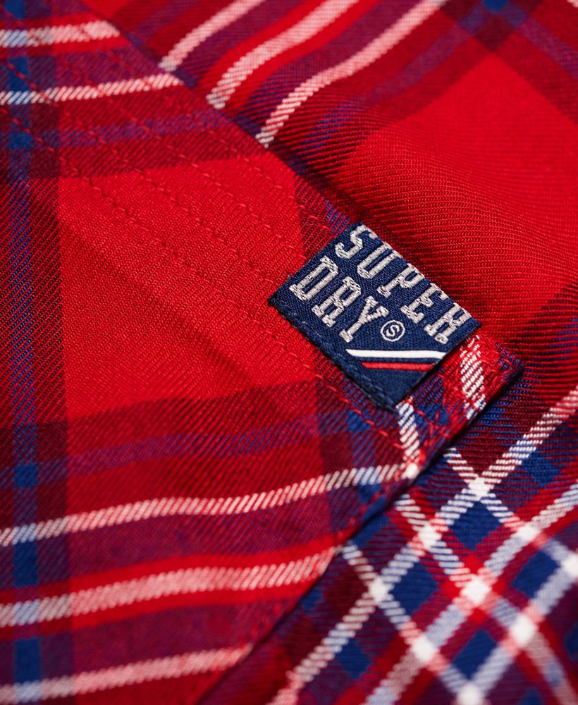 Womens - Midwest Dreaming Buffalo Check Shirt in Red | Superdry