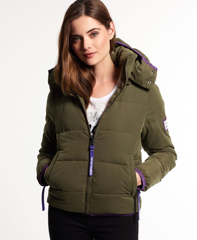 Army Fatigue Puffer Jacket Women's - Army Military