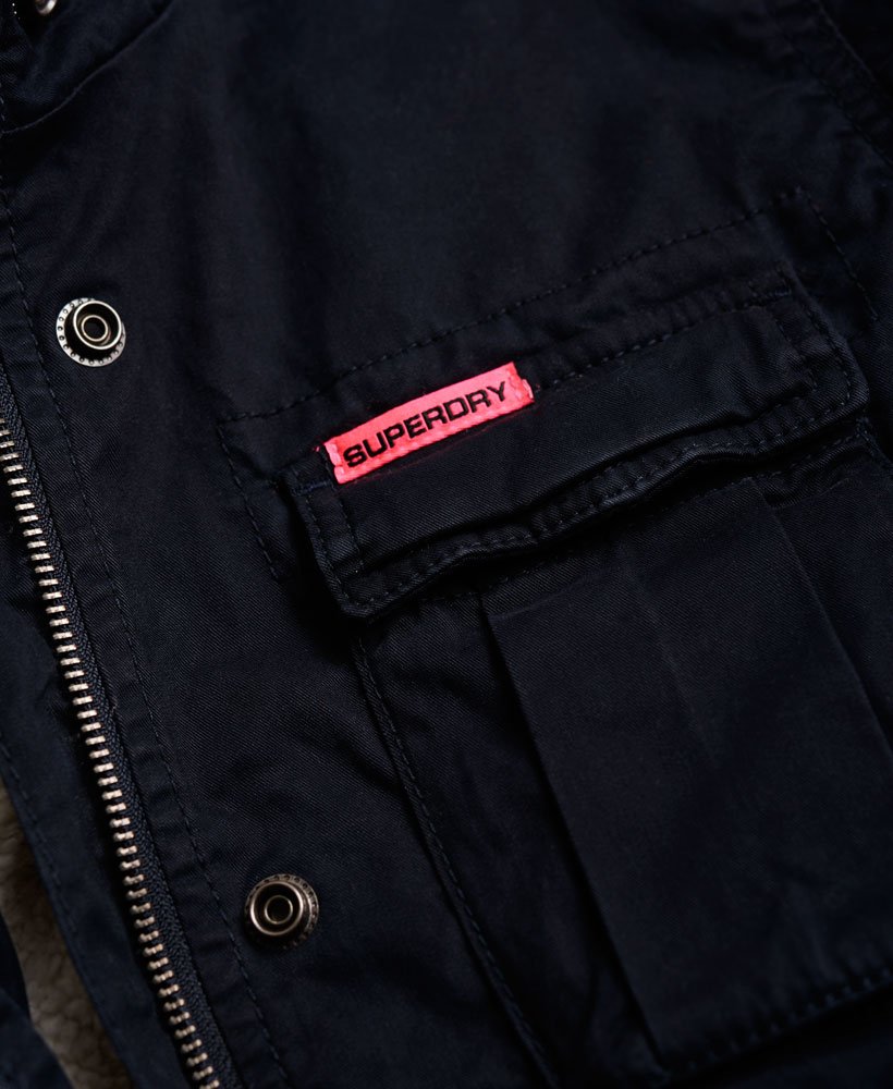 Women’s - Winter Rookie Military Jacket in Midnight | Superdry UK