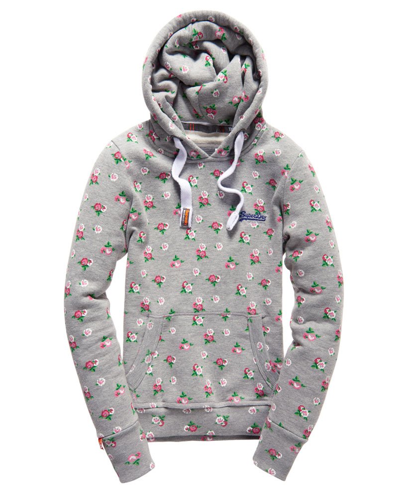 Sweat à Capuche Superdry - Taille UK XS - Couleur Rouge - Occasion Très Bon état