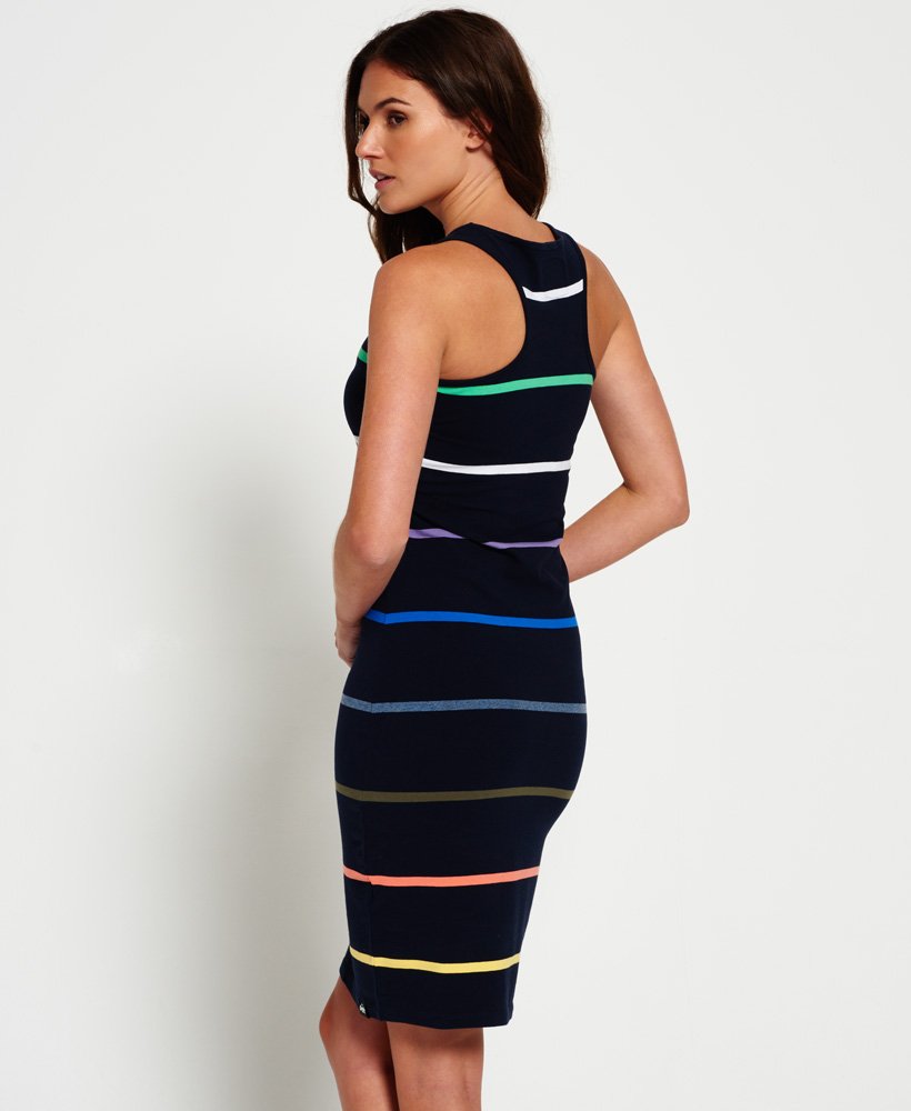Superdry Core Midi Stripe Dress - Women's Dresses