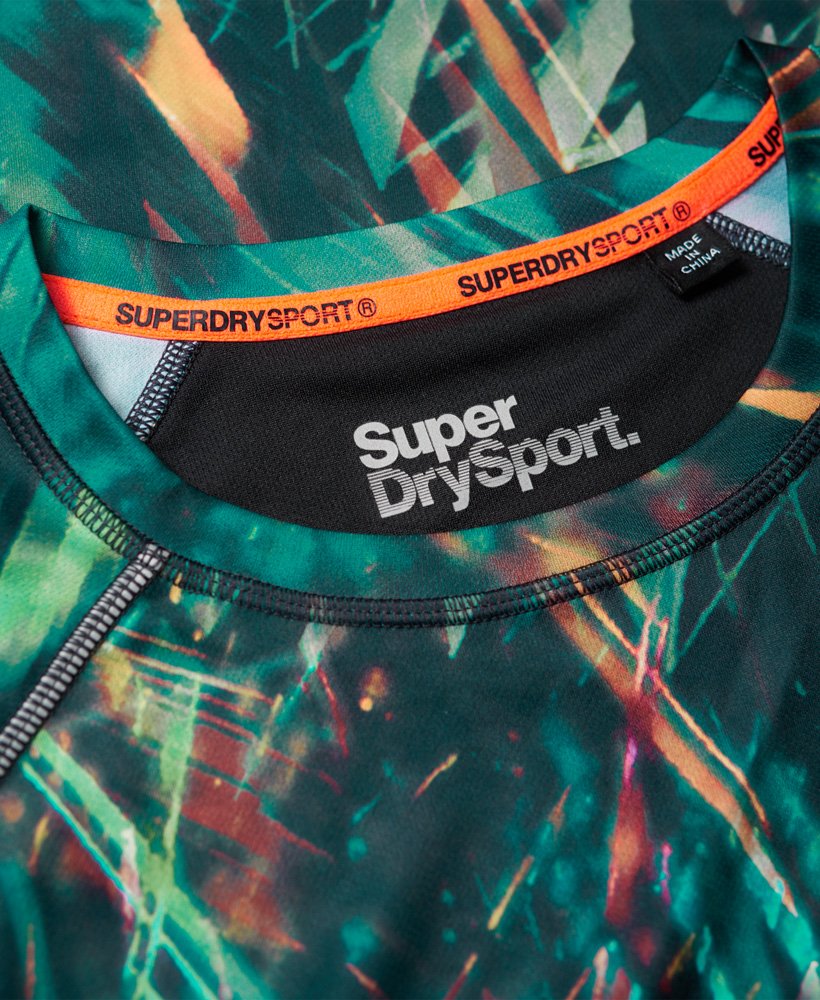 Mens - Active All Over Print T-Shirt in Multi | Superdry