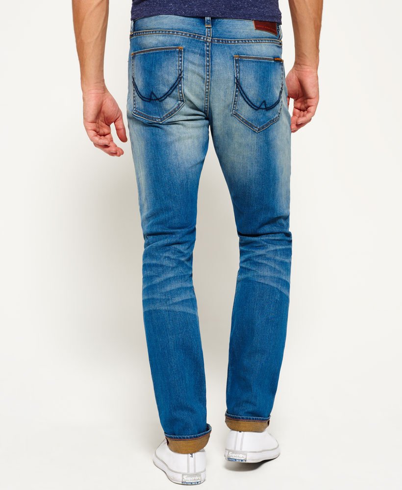 Mens - Corporal Slim Jeans in Hobo Blue | Superdry