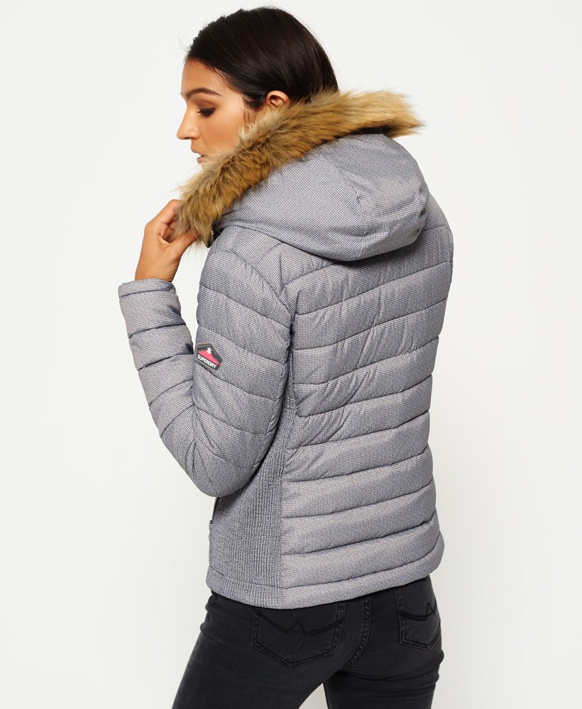 Superdry Fuji Slim Double Zip Hooded Jacket - Women's Outlet