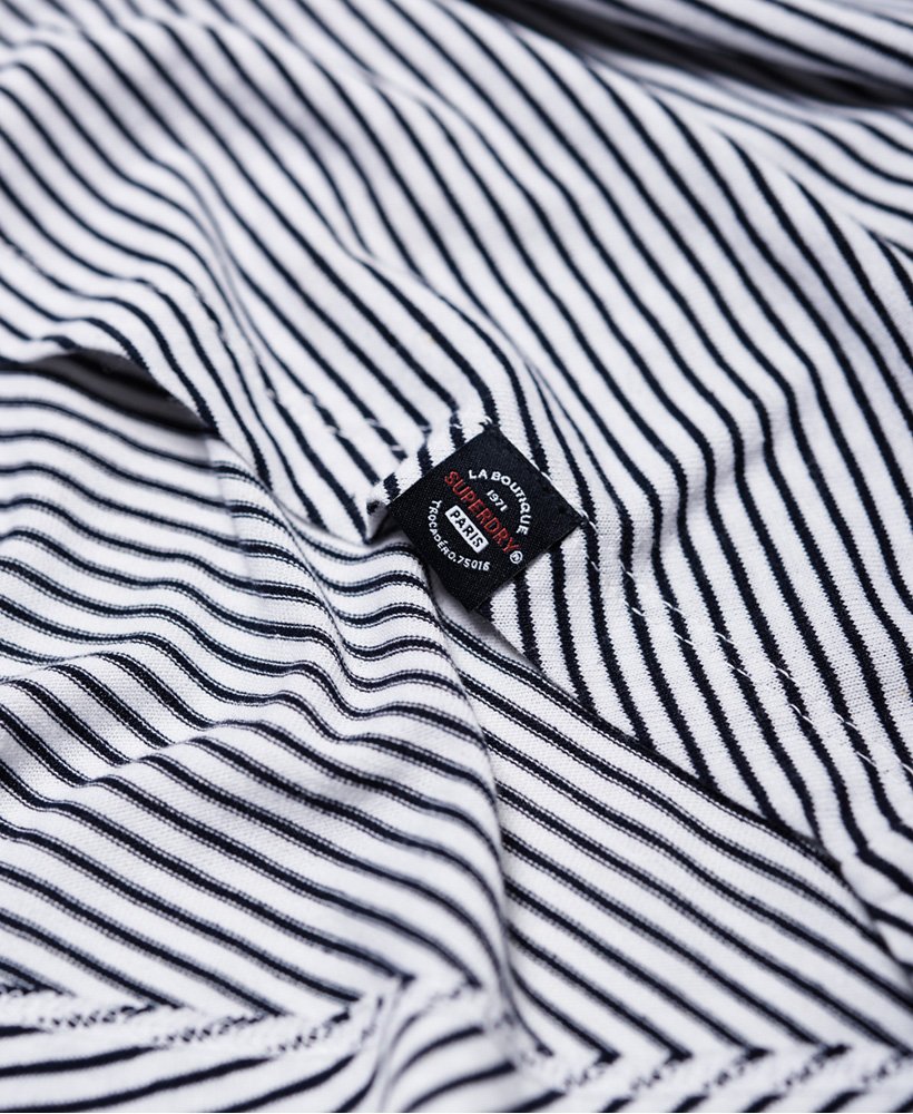 Womens - Parisian Stripe T-Shirt in Florence Navy Stripe | Superdry UK