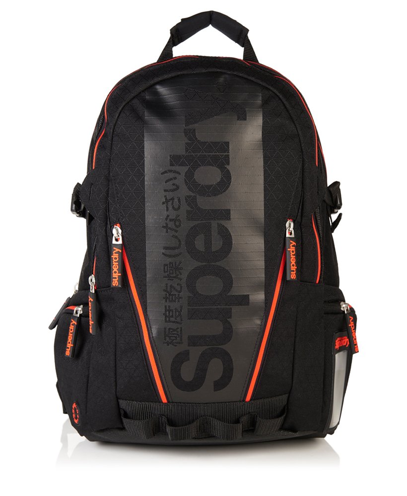Mens - Diamond Tarp Backpack in Black | Superdry