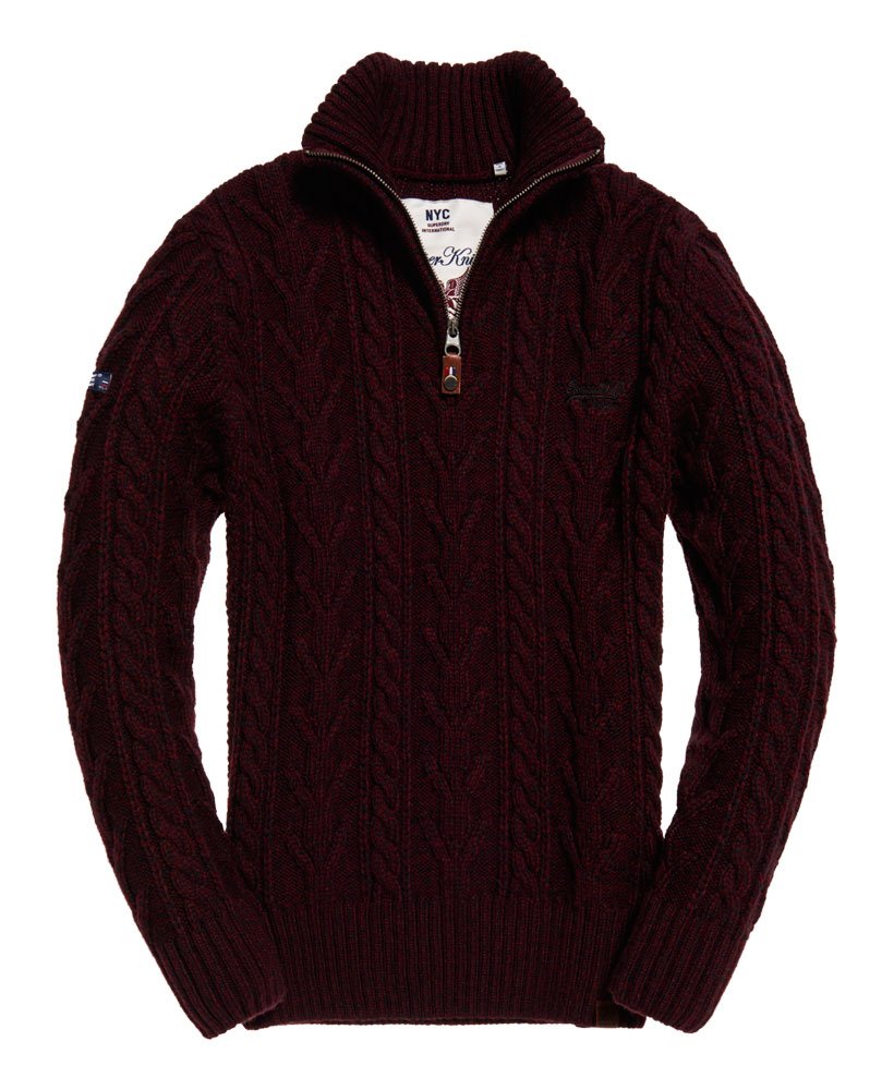 Superdry Jacob Henley Sweater - Men's Sweaters