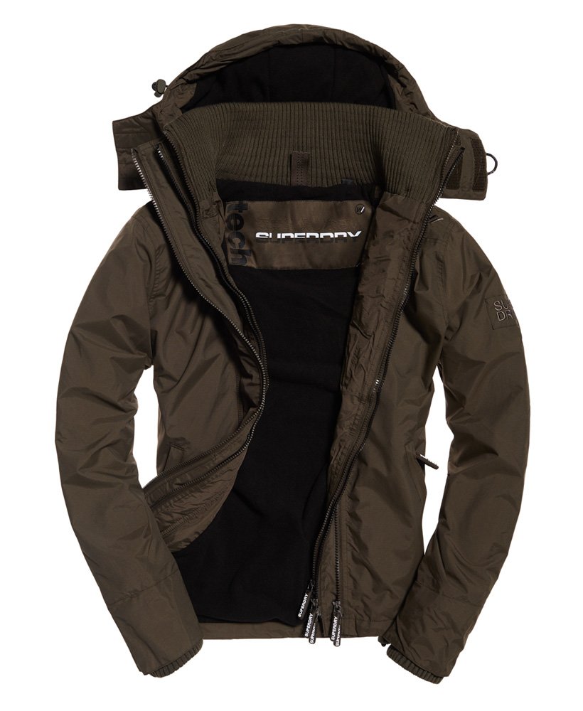 Superdry Pop Zip Hooded Arctic SD-Windcheater Jacket - Men's Mens Jackets