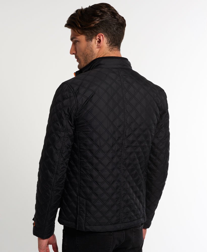 Men's - Apex Quilt Jacket in Black | Superdry UK
