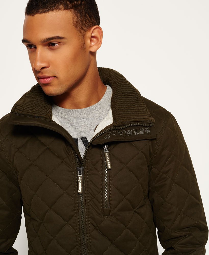 Superdry Microfibre Quilted SD-Windhiker Jacket - Men's Jackets and Coats