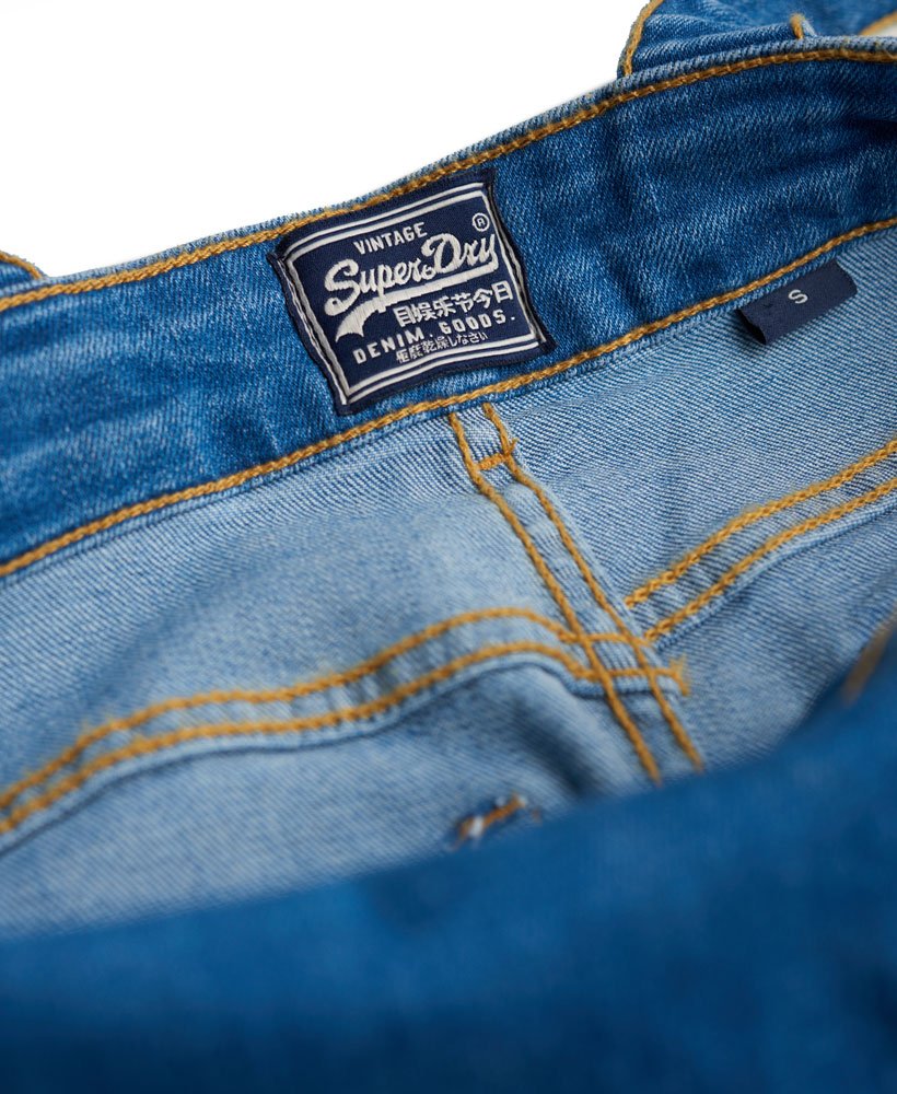 Womens - Boy Short Dungarees in Blue | Superdry UK