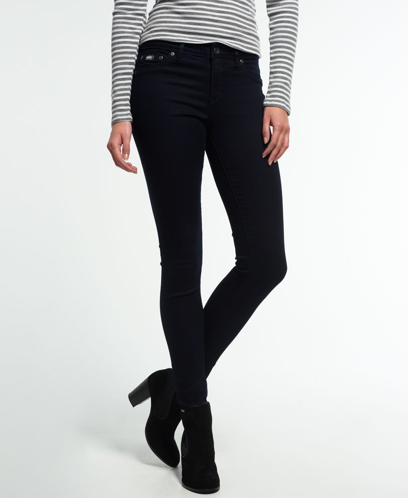 Womens - Alexia Jegging Jeans in Rinse Blue Black | Superdry UK