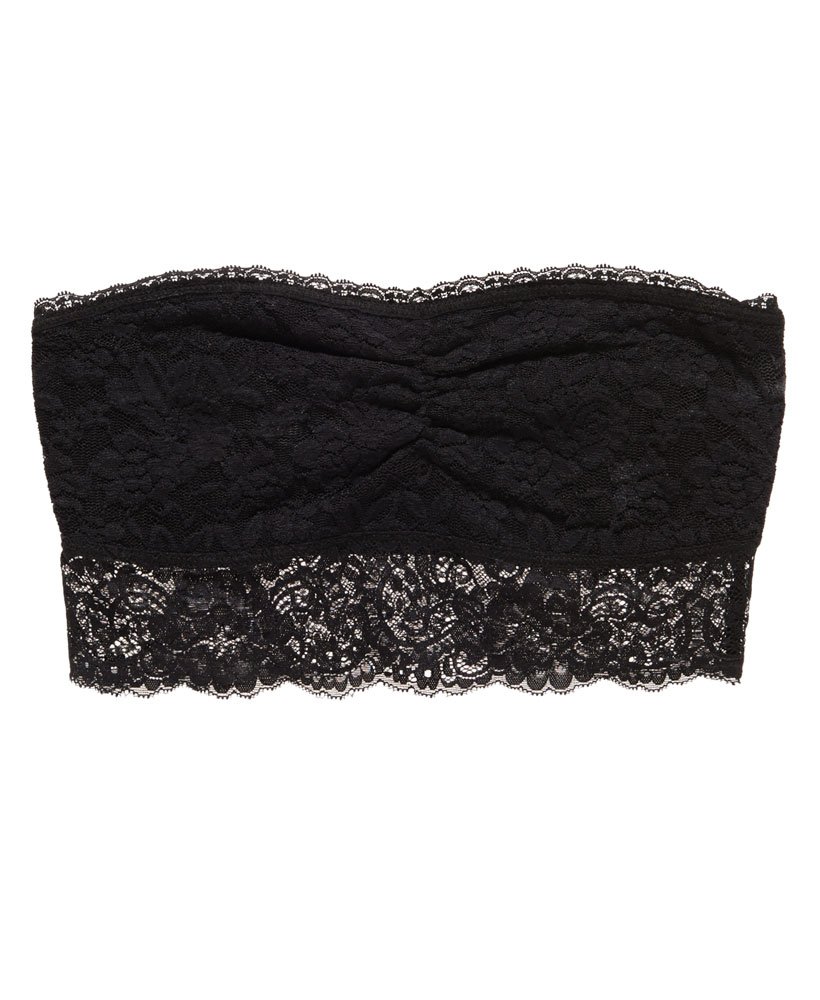 Womens - Essentials Lace Bandeau Top in Black
