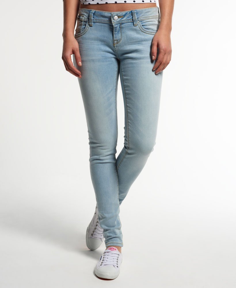 Womens - Cassie Skinny Jeans in Azzuro Blue | Superdry