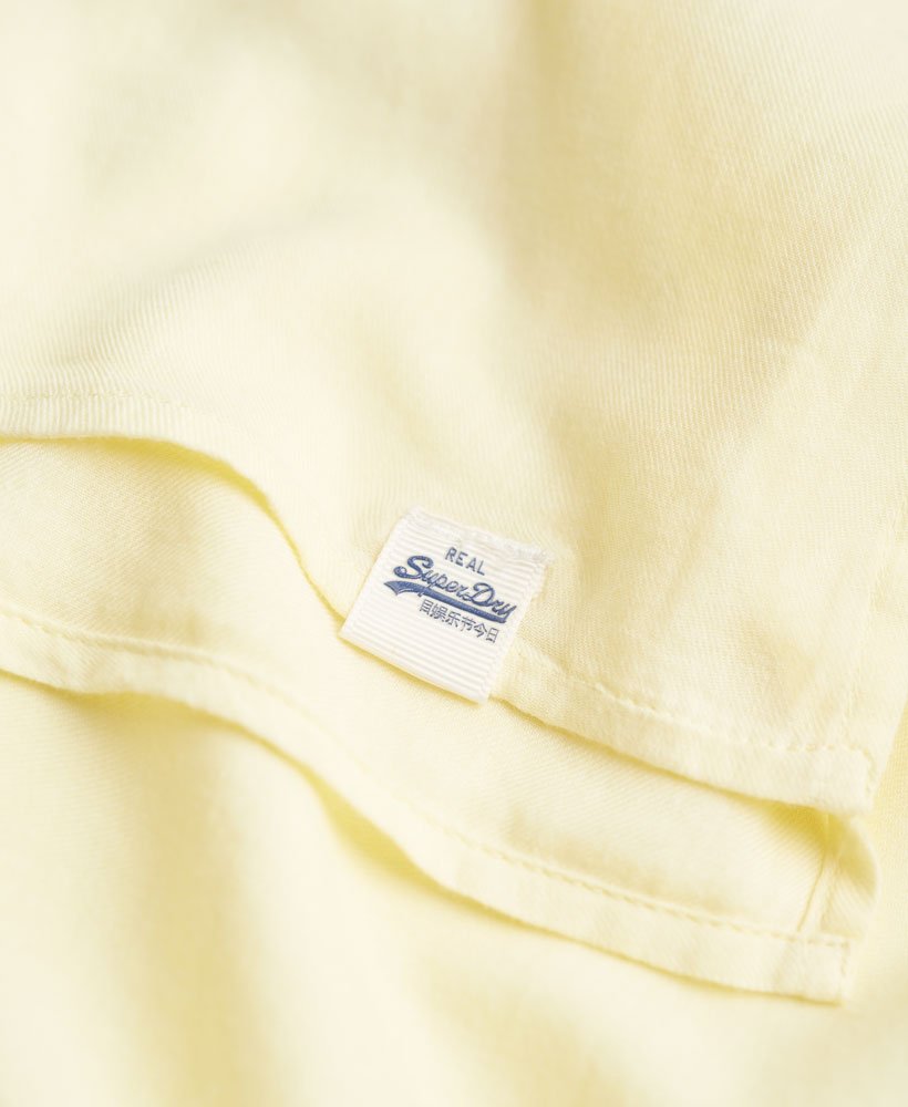 Womens - Santorini Boyfriend Shirt in Lemon | Superdry