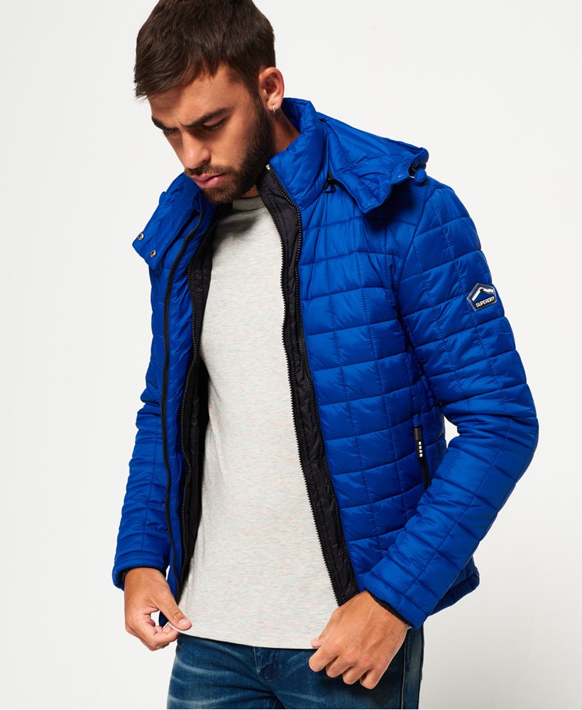 Hooded box quilt fuji jacket superdry hotsell