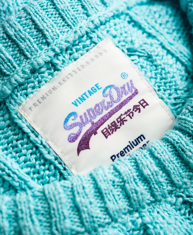 Superdry Pull torsadé à col rond Summer Croyde Maille Superdry Pull torsadé à col rond Summer Croyde Maille