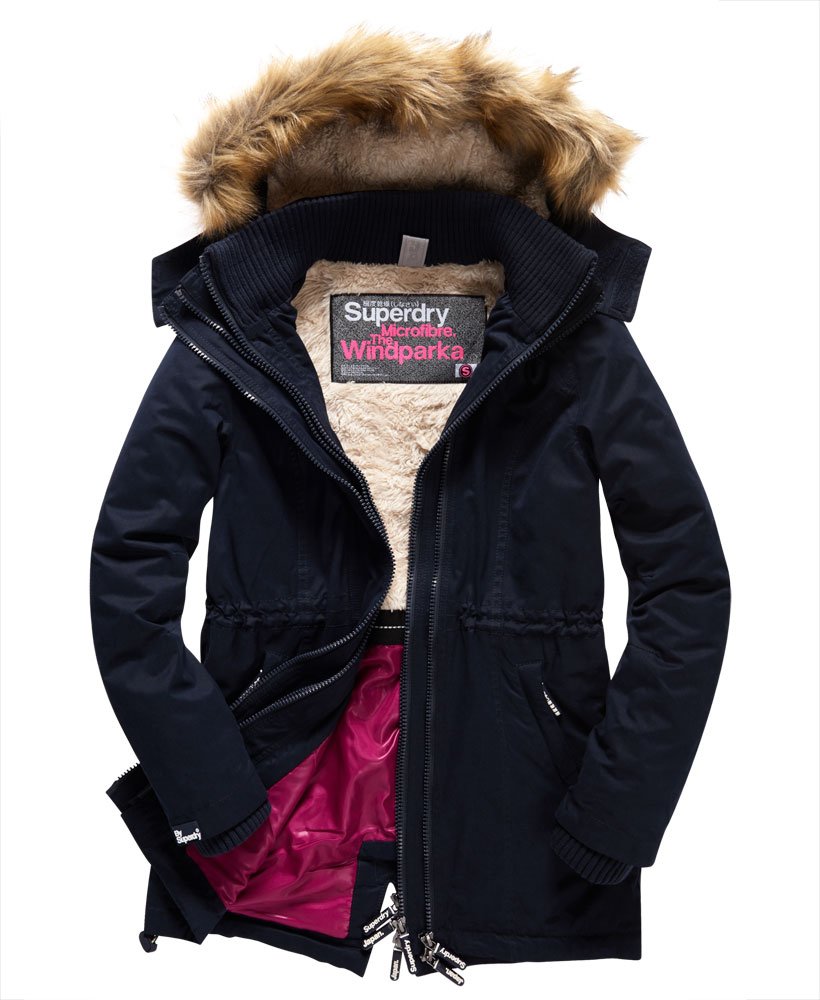 ladies black superdry jacket