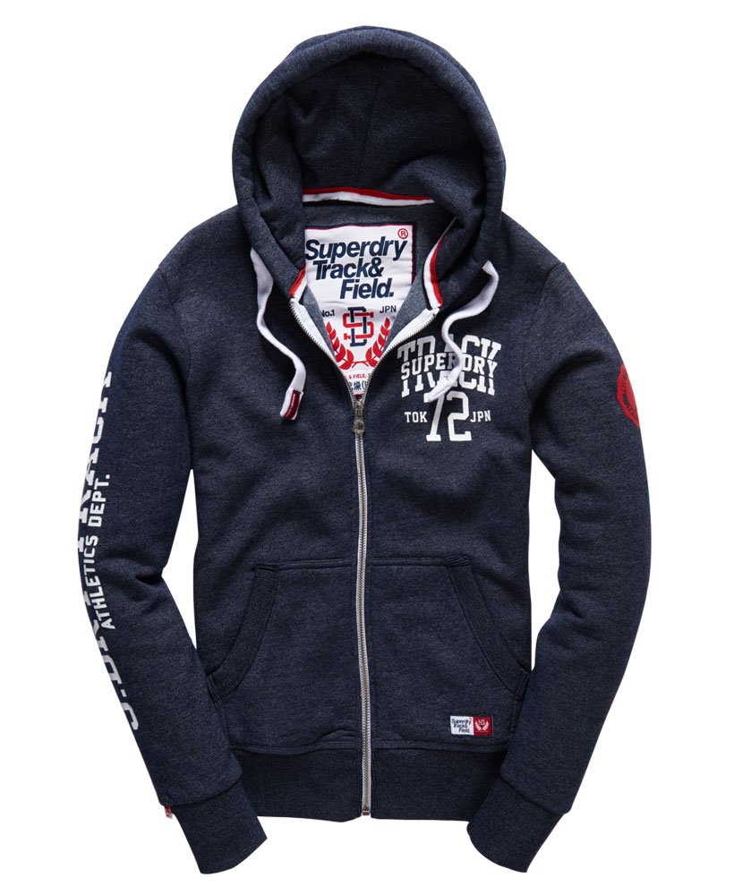 superdry trackster zip hoodie