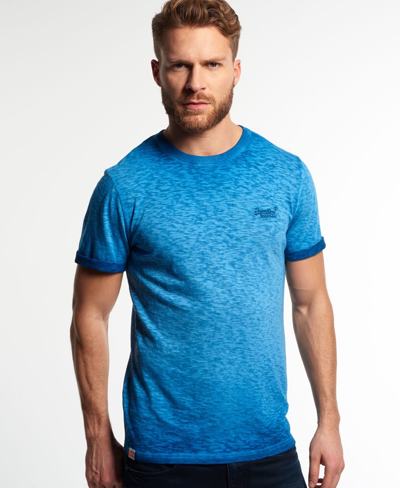 Men's Low Roller T-shirt in Vallarata Blue