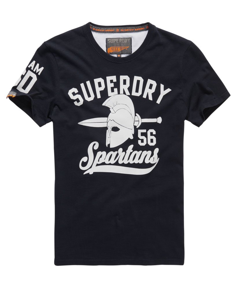 Mens - Team Spartans T-shirt in Eclipse Navy | Superdry